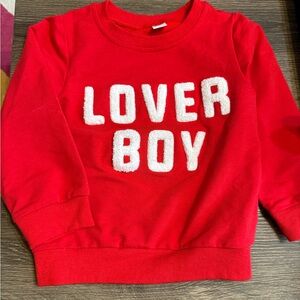 Vibrant Red Kids Sweatshirt